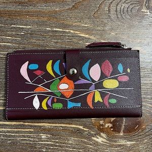 Hand painted wallet.